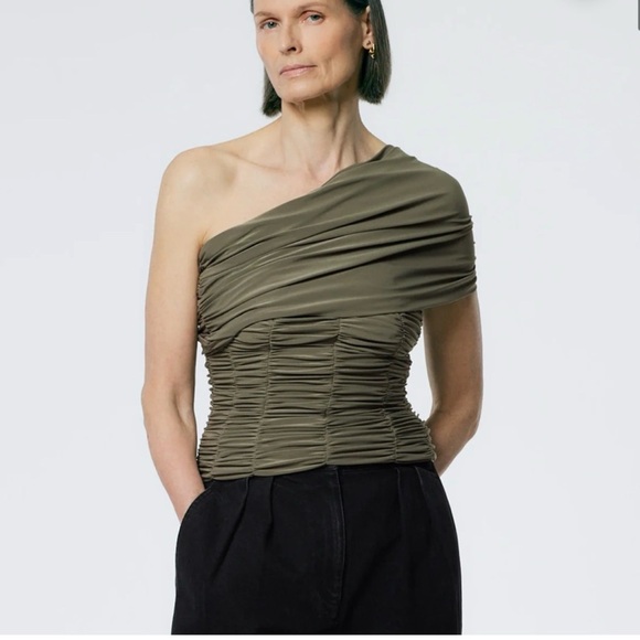 Tibi Ruched Strapless Top - Picture 6 of 6